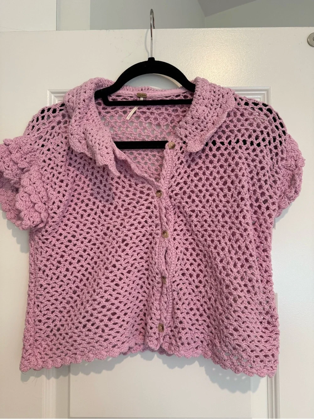 Free People Lily Crochet Top